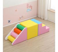 KIBONCY Toddler Climbing Blocks，Climbing Toys for Toddlers, Indoor Soft Play Set, for, Crawling Foam Playset(A)