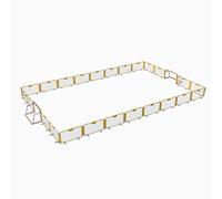 KIBONCY Toddler Soccer Field Fence, Portable Kids Football Training Barrier Net with Elastic Steel Rope, Stable Outdoor Play Enclosure(12x7.5m)