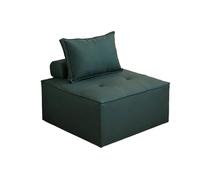 KIBONCY Tofu Block Small Apartment Bedroom Single Sofa, Comfy Cloud Couch Deep Seat Upholstered Modern,for Living Room(F,65x65cm)