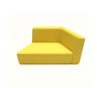 KIBONCY Triangle Modular Sofa Piece, Corner Block, Waterproof PU Leather Sectional Seat for Office Waiting Room(B)