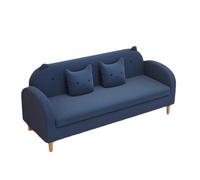 KIBONCY Velvet Sofa with Tufted Backrest,Stain-Resistant 3-Seater Upholstered Couch Shiny with Metal Legs for Luxury Living Room(E,123cm)