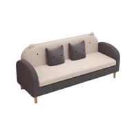KIBONCY Velvet Sofa with Tufted Backrest,Stain-Resistant 3-Seater Upholstered Couch Shiny with Metal Legs for Luxury Living Room(D,123cm)