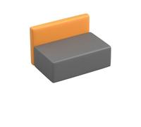 KIBONCY Waterproof PU Leather Movable Sofa Without Armrests,for Living Room, Bedroom, or Apartment(0.6mA)