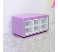 KIBONCY Zapatero Grupo de sofás for el área de Descanso en el Aula de Baile de los Jardines de Infancia for Padres e Hijos e instalaciones de capacitación en la Sala de Actividades Museo(80x40x40cm)