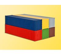 Kibri 10922 40-Fuß-Container, 6 Pieza, Kit Construcción, H0