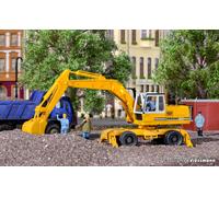 kIBRI 11264 H0 LIEBHERR mobile excavator A922 with attachments 1:87
