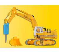 Kibri 11271 Liebherr 974 Con Cincel de Demolición Y Schutzkaefig, Kit, H0
