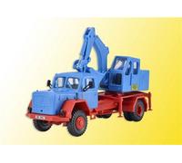 Kibri 14130 MAGIRUS Camión Esquinero Con Montaje De Excavadora, Kit, H0