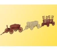 Kibri 15703 Agrícola Remolque Oldies, 3 Piezas, Kit Construcción, H0