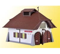 Kibri 38032 Rural Estación de Bomberos Incl. Set Inicial Iluminación Casas,Kit ,