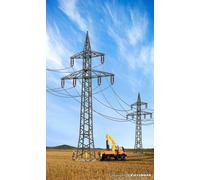 kibri 38533 H0 Deco-set Power pole, 4 pieces