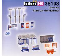 Kibri 38108 H0 Deco-set Around the station 1:87