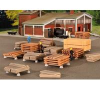 Kibri H0 38607 - Set De Decoración De Madera Para Construcción Nuevo