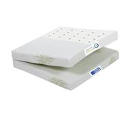 Kiby® Colchón Cuna de Viaje 120 x 60 cm Altura 7 cm (Certificado Oeko-Tex® & CERTIPUR™) con Aloe Vera, Plegable