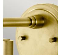 KICHLER Aplique de baño Morvah, latón cepillado True