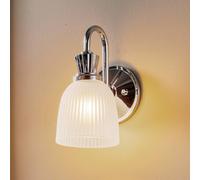 KICHLER Aplique LED de baño Cora, pantalla vidrio, 1 foco True