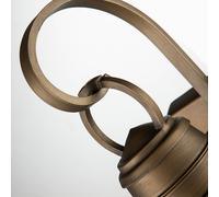 KICHLER Aplique para exterior Bridgeton latón Ø 17,8 cm