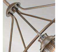 KICHLER De araña exterior Ashlandbay 5 luces bronce
