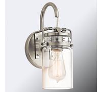 KICHLER Lámpara de pared Brinley en look Vintage True