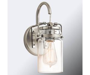 KICHLER Lámpara de pared Brinley en look Vintage True