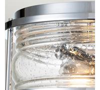 KICHLER Plafón para baño Ashland Bay, Ø 30,5 cm, cromo