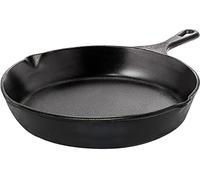 KICHLY Sartén hierro fundido engrasada - Sartén - Utensilios de cocina para parrilla segura para uso en interiores y exteriores (20 cm)