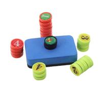 KICHOUSE 1 Juego De Accesorios Para Tablero De Fútbol: Imanes De Repuesto Con Borrador Seco - Piezas Magnéticas - Ideal Para Entrenamientos De Fútbol