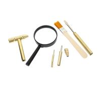 KICHOUSE 1 Juego Kit de Excavación con Martillo y Pincel Juguete Educativo de Arqueología y Exploración Científica Desarrollo y Imaginativo
