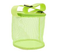 KICHOUSE 1 Pieza Juguetes de Almacenamiento de Playa Bolsas de Playa Bolsa de Concha Bolsa de natación Bolsa de Malla de Playa Bolsas de Malla con Cremallera de polivinilo Amarillo