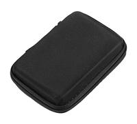 KICHOUSE 1 Pieza Paquete de Disco Duro Bolsa de Viaje SSD Organizador de Disco Duro móvil Bolsa de Almacenamiento de Cables USB Bolsa de Almacenamiento de Cables de Datos PU Negro