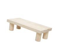 KICHOUSE 1 Pieza Pedales más Altos taburetes Madera Bancos de Madera taburetes Alto tabuerte Alto taburetes para baños Taburete Orinal para Fos de baño Taburete de Madera