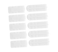 KICHOUSE 10 piezas Clips Selladores para Bolsas al Vacío Clips de Plástico Reutilizables para Sellado de Alimentos y Perfectos para Almacenamiento y Compresión de Snacks y Verduras