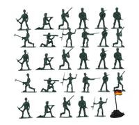 KICHOUSE 100 Piezas Modelo Mini Figuras de Soldados de Juguete Juegos Soldados Juguete Soldados de plastico soldaditos de plastico Decorate Estatua Mini Figuras Suministro de niños