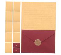 KICHOUSE 2 Juegos De Sobres De Felicitación con Solapa Triangular De Estilo Occidental Sobres De Seguridad para Escribir Cartas