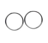 KICHOUSE 2 Piezas Anillo de Entrenamiento Inoxidable para Marciales para Ejercicios de Resistencia y Entrenamiento de Brazos Herramienta Multifuncional