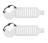 KICHOUSE 2 Piezas Bloqueo Portátil para Puertas de Hotel y Dormitorio Diseño Ligero y Acero Inoxidable para Protección Extra en Vacaciones y Alquileres por Tiempo