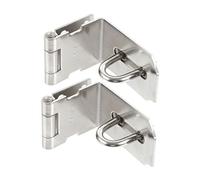 KICHOUSE 2 Piezas Cerradura de Puerta Inoxidable Pestillo de Seguridad para Muebles y Gabinetes Bloqueo de Resistente y Duradero para Protección de Puertas y Ventanas