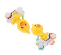 KICHOUSE 2 Piezas De Patito Amarillo Pequeño Que Vuelve A La Potencia Juguetes De Coche De Tracción Trasera Mini Coche De Juguete Juguete De Aprendizaje Temprano Juguete Educativo para