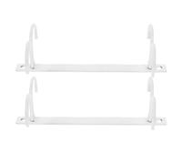 KICHOUSE 2 Piezas Gancho para Colgar Tazas Debajo del Gabinete Organizador Cocina Hierro Resistente Espacio Diseño Sencillo Adecuado para Cocinas