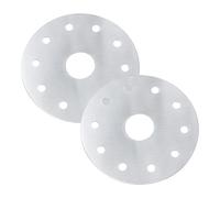 KICHOUSE 2 Piezas Hoja Cocina De Inducción Aleta Conductora De Calor Placa Difusora De Estufa De Gas Placa Difusora De Calor Difusor De Inducción Componente Vidrio Acero Inoxidable