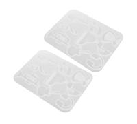 KICHOUSE 2 Piezas Molde de Silicona Cavidad Lisa y Bordes sin Rebabas para Pendientes de Instrumentos Musicales para Adecuado para Proyectos DIY y Talleres Pequeños Proyectos DIY Talleres