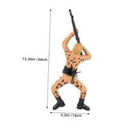KICHOUSE 2 Soldados De Juguete para Gatear, Figuras De Acción Interactivas del Ejército, Juguetes De Plástico para Gatear, para Padres E Hijos, Juguete De Aprendizaje Temprano.