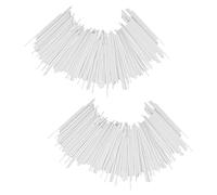 KICHOUSE 200piezas Palitos para Paletas De Papel Blanco DIY Bastón De Azúcar para Dulces Manualidades y Decoración De Fiesta De Cumpleaños Cotillón