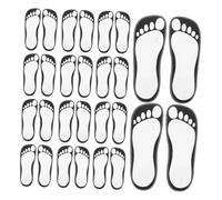 KICHOUSE 25 Pares de Almohadillas Adhesivas para Pies Desechables en Papel, Protectores Antideslizantes en Aerosol, Uso en Salón y Hogar, Cubiertas para Suelas Bronceadoras