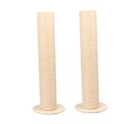 KICHOUSE 2piezas Soporte para Pulseras y Coletos Organizador Vertical De Joyas Forma Cilíndrica Estante De Exhibición De Joyería para Baño y Dormitorio Color Beige