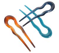 KICHOUSE 3 Horquillas Pelo en Forma para Mujer, Accesorios Vintage para Moño Estructura Fuerte y Diseño Elegante para Fiestas y Promesas