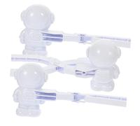 KICHOUSE 3 Piezas Juguetes de Nieve Divertido Fabricante de Bolas de Nieve Accesorios para Clip de Bola de Nieve Accesorio para Juguetes 5 años el plastico Color Aleatorio