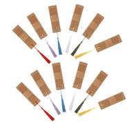KICHOUSE 30 Marcapáginas Acrílicos con Borlas Material Diy para Amantes Libros para Estudiantes Proyectos de Manualidades