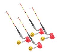 KICHOUSE 4 Piezas Indicadores de Mordida con Luz LED para Pesca de y Hielo Alarma Sensible con Flash Brillante para Notificaciones Claras para Pesca Nocturna