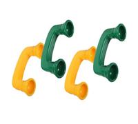 KICHOUSE 4 Piezas Teléfonos Susurrantes para Lectura de Juguetes Educativos con Retroalimentación Acústica para Practicar Pronunciación Pequeños Color Amarillo y Verde